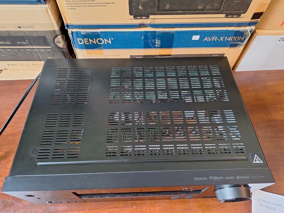 7.1  Onkyo TX-SR444 HDMI 4K Bluetooth arc hdr optyk Atmos