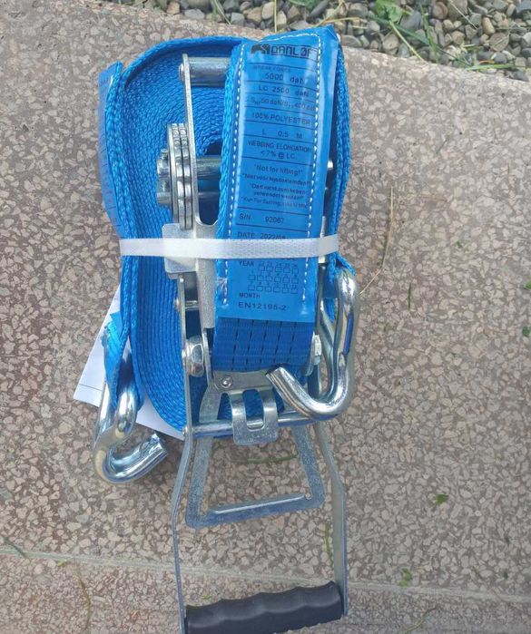 Стяжки, стропи, ремні, тріщотки