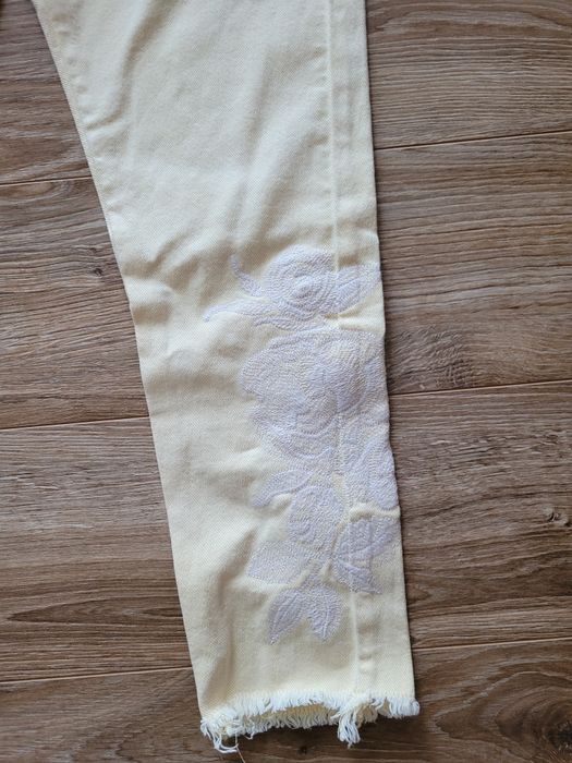 Spodnie nowe zara unisex bawełniane krój 3/4