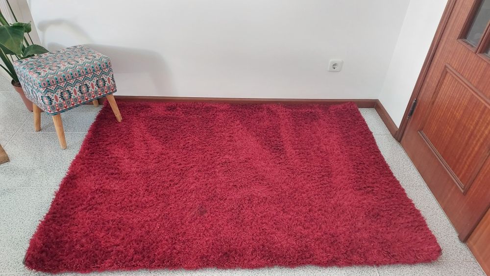 Tapete vermelho pelo grosso