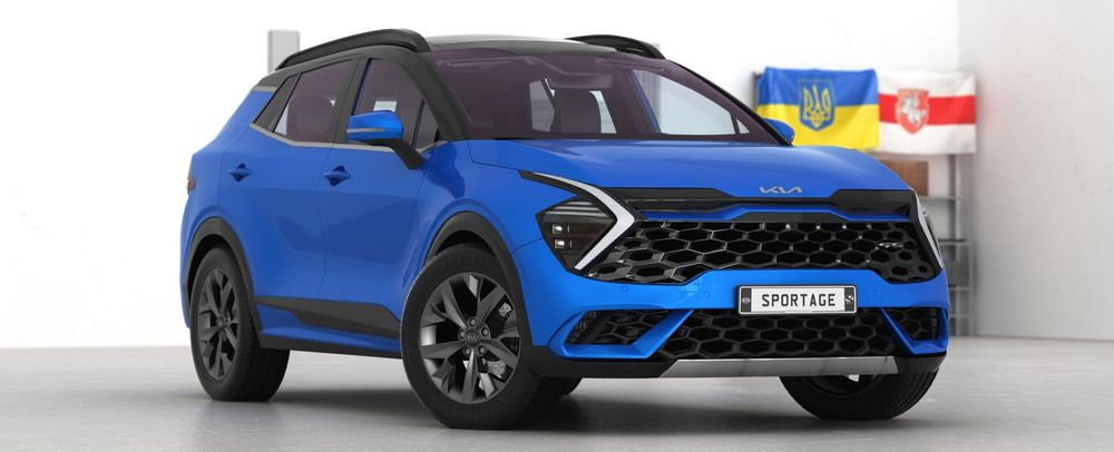 KIA SPORTAGE V 1.6 T-GDI PHEV PLUG-IN PRZÓD MASKA BŁOTNIK ZDERZAK PAS LAMPA GTLINE