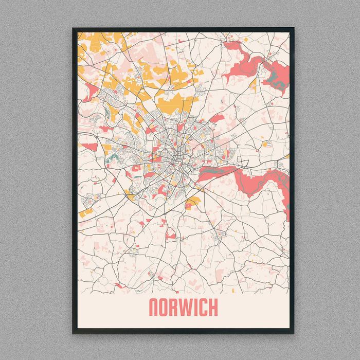 plakat mapa miasta, plakat mapa europejskich i światowych miast