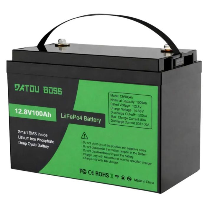 Акумулятор Datouboss LiFePO4 12V 100Ah , BMS, 1280Wh