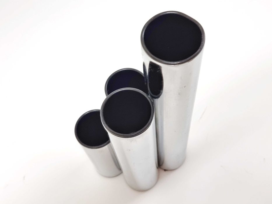 Vaso tubular cromado Space Age Gio Ponti e Lino Sabattini Tubi anos 70