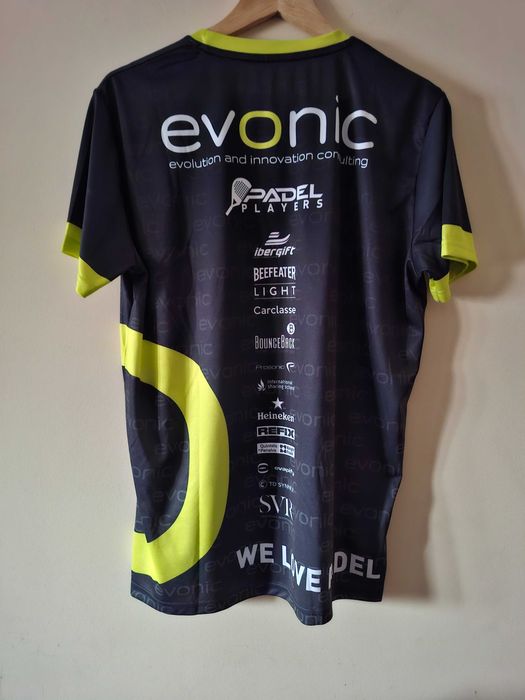 T´Shirt Oeiras Padel Academy Preto e Carcavelos Ténis & Padel - Homem