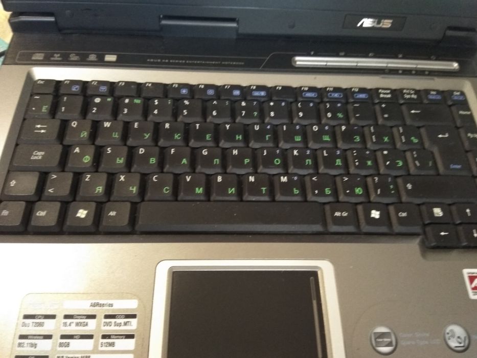 ноутбук Asus А 51