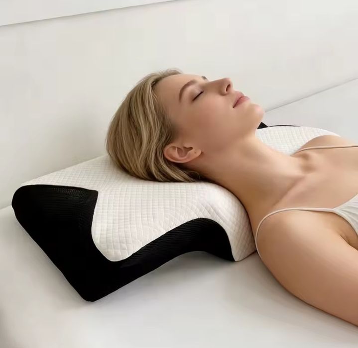 Wstań bez bólu szyii, barków,kręgosłupa. Poduszka ortopedyczna Profilo