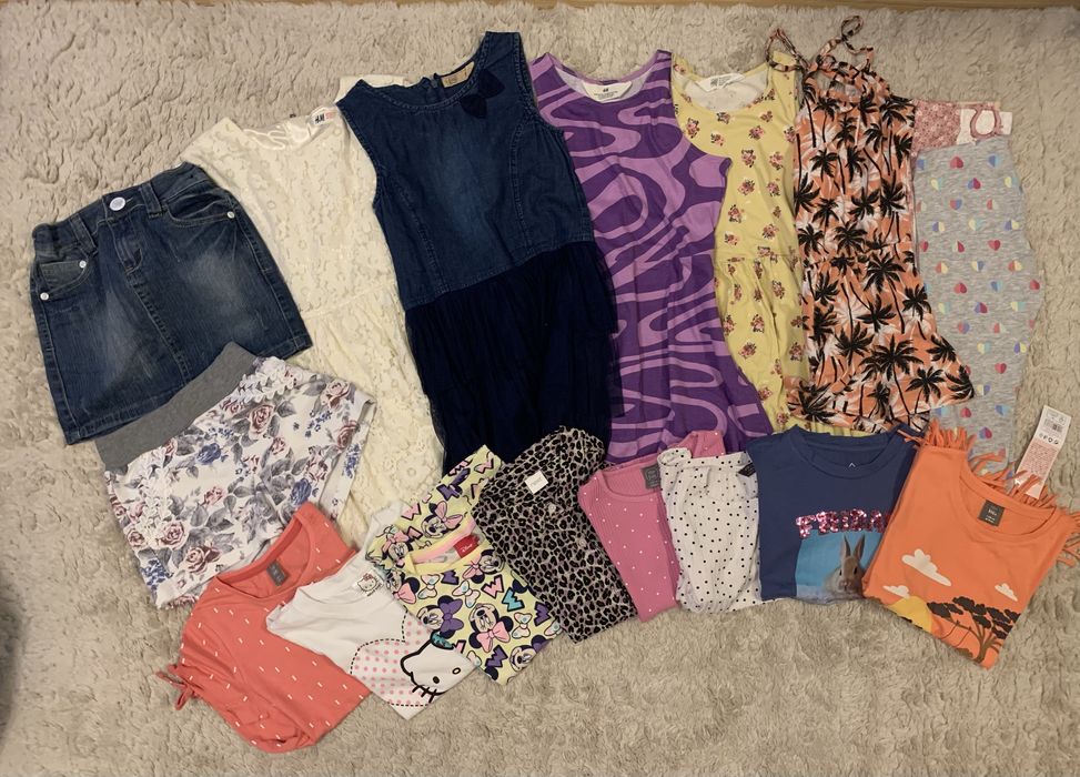 Ubrania dla dziewczyny , pakiet ,zestaw ~130cm , stan nienaganny