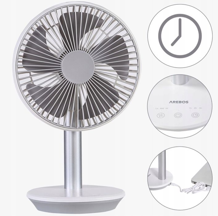 Wentylator stołowy Arebos