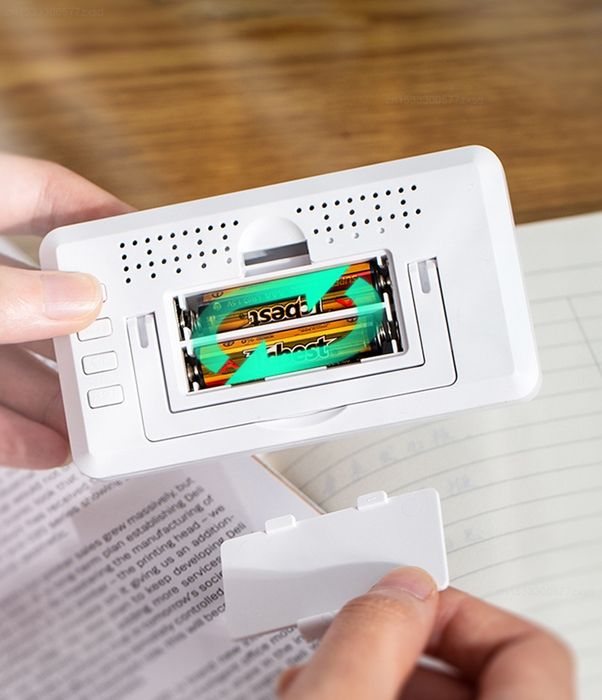 Цифровая метеостанция Deli Smart Climate с функцией настольных часов