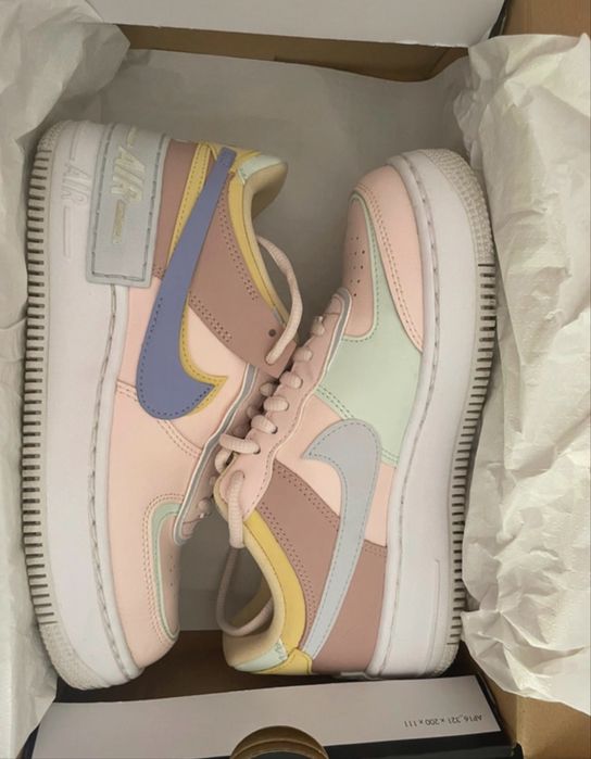 Ténis Air Force 1 Shadow Pastel tam 37,5