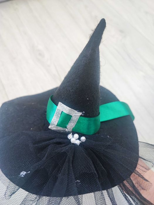Обруч- шляпка на хеллоуин.