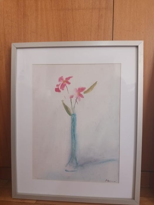 Quadros lindíssimos pintados á mão. Aguarelas e tintas. Lindíssimos.