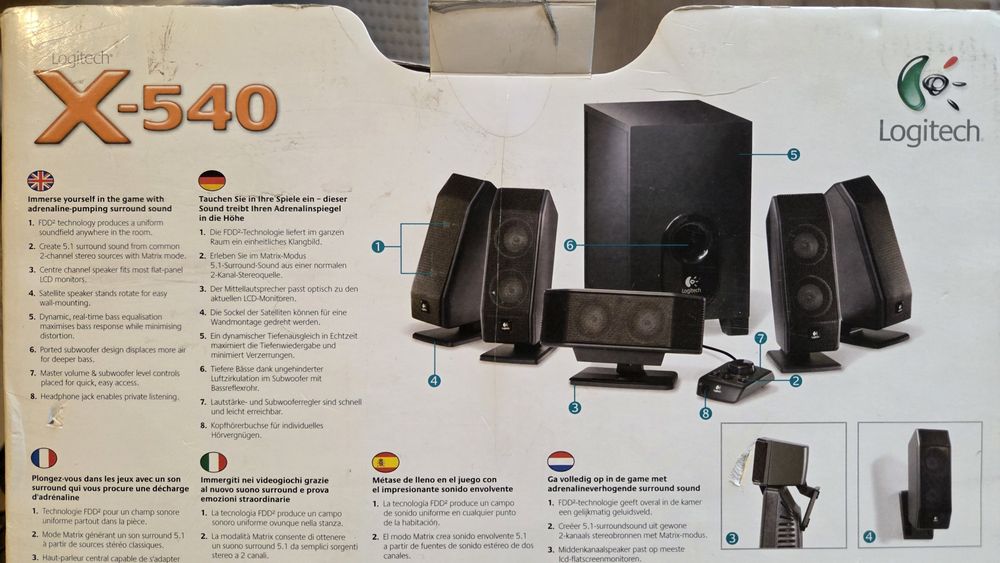 Głośniki Logitech X-540 5.1