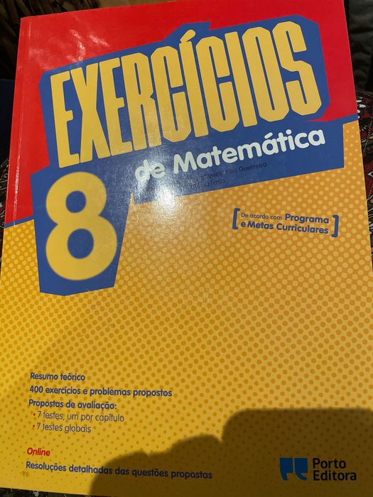 Exercícios de Matemática 8