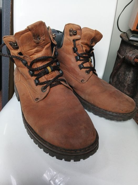 Ботинки мужские кожаные