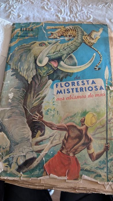 Caderneta figurinhas brasileira dos anos 50 e 60