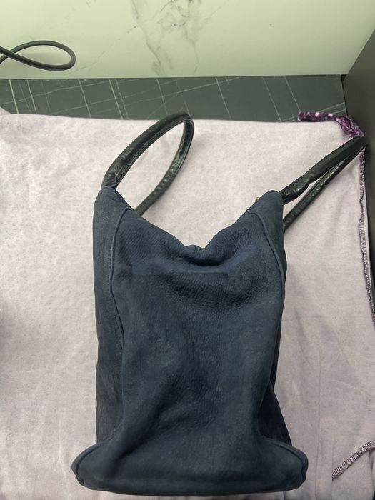 Сумка з натуральноі замши ,нова