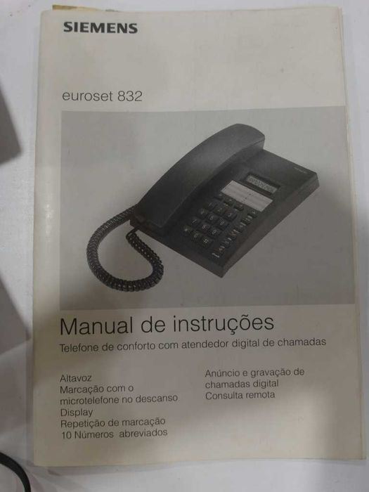 Telefone de Secretária Siemens  com atendedor