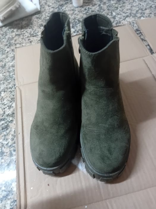 Botins em tecido