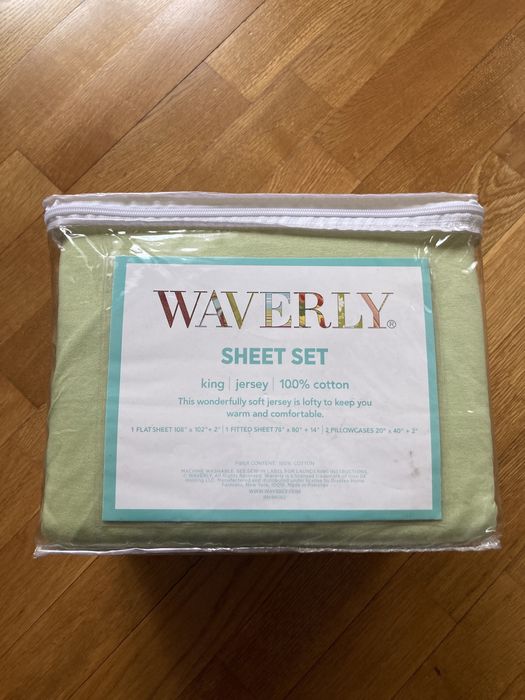 Комплект постільна білизна waverly 100% котон