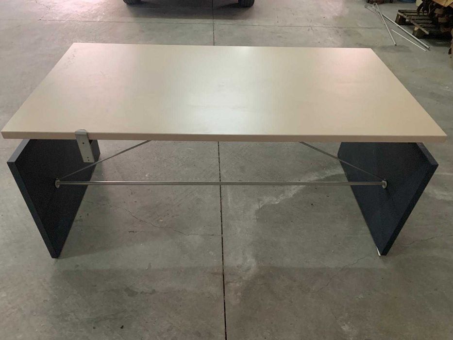 Blue/Gray Office Desk - Paris Sete - 155x80 - Good Condition64738557788546122