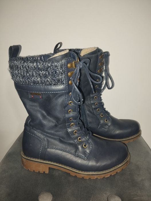 Kozaki dziewczęce Nelli blu r.36