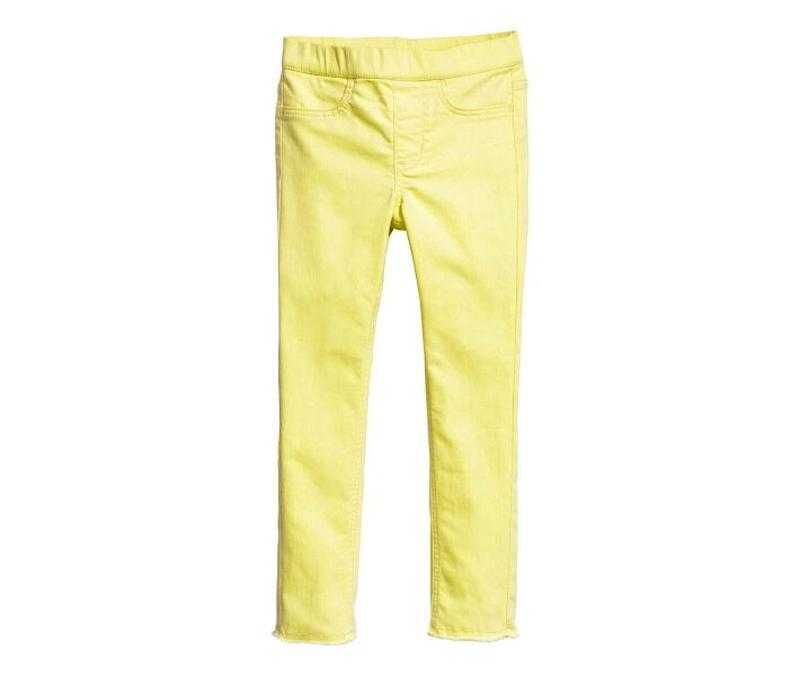 Яркие лосины, скини, джегинсы H&M на девочку