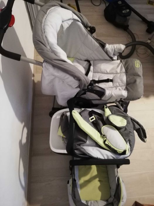 Carrinho + ovo + alcofa + espreguiçadeira