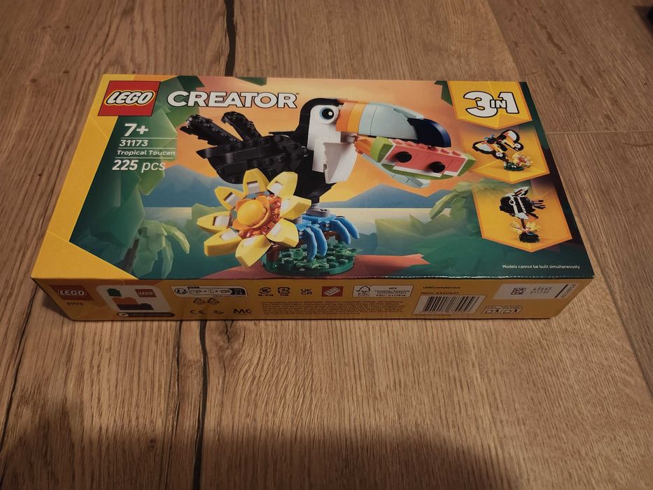 NOWE Lego Creator 3 w 1 Dzikie Zwierzęta Tukan NOWE