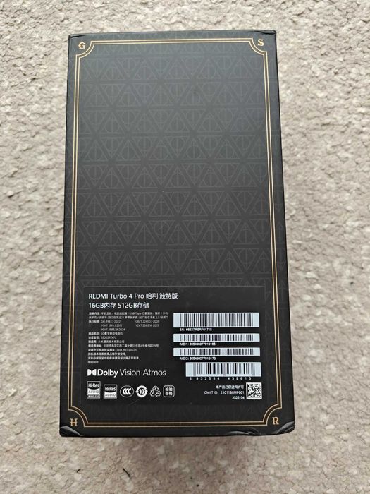 Xiaomi Redmi Turbo 4 Pro Harry Potter Edition-16GB/512GB Bateria 7550