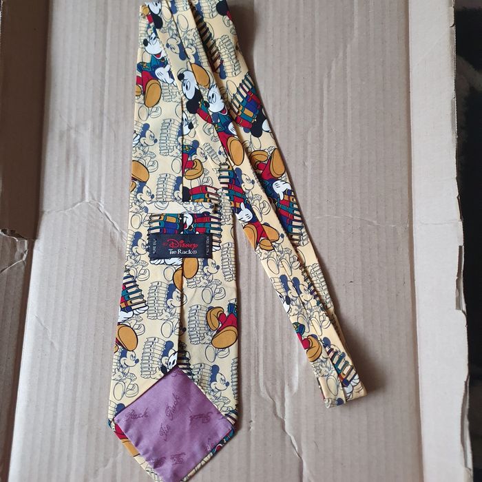 Krawat Disney Myszka Miki jedwab(k-7)