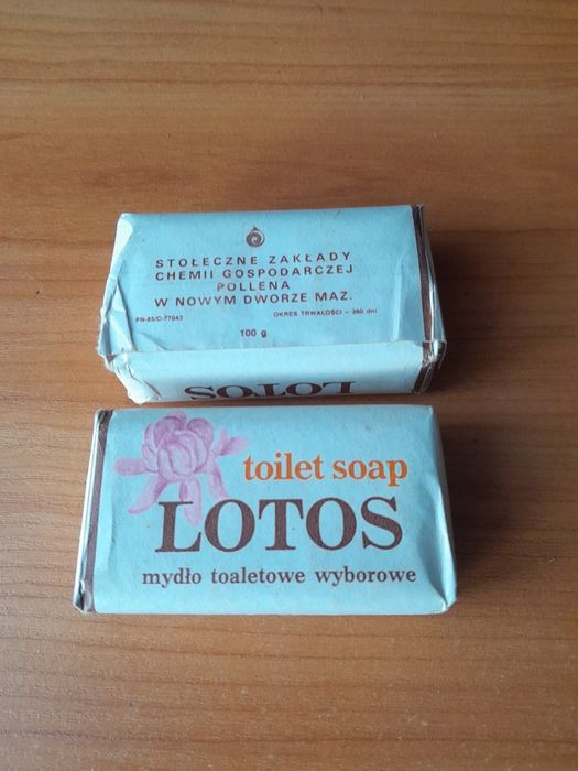 Mydło toaletowe Lotos PRL