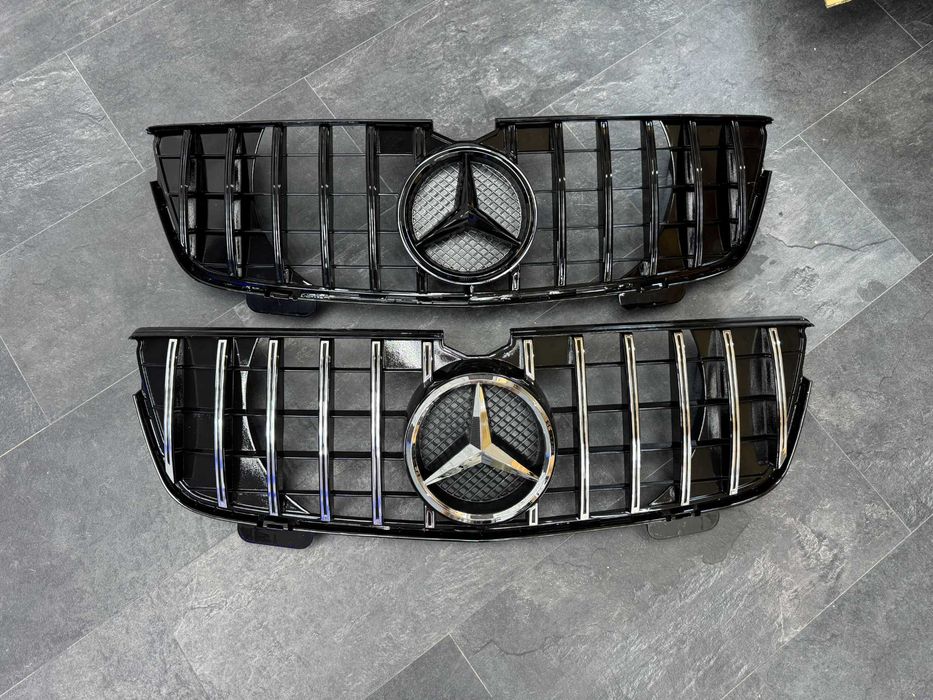 Решетка радиатора Mercedes GL X164 w164 06-09 дорестайлинг Гриль мерседес гл 164 тюнинг гт амг