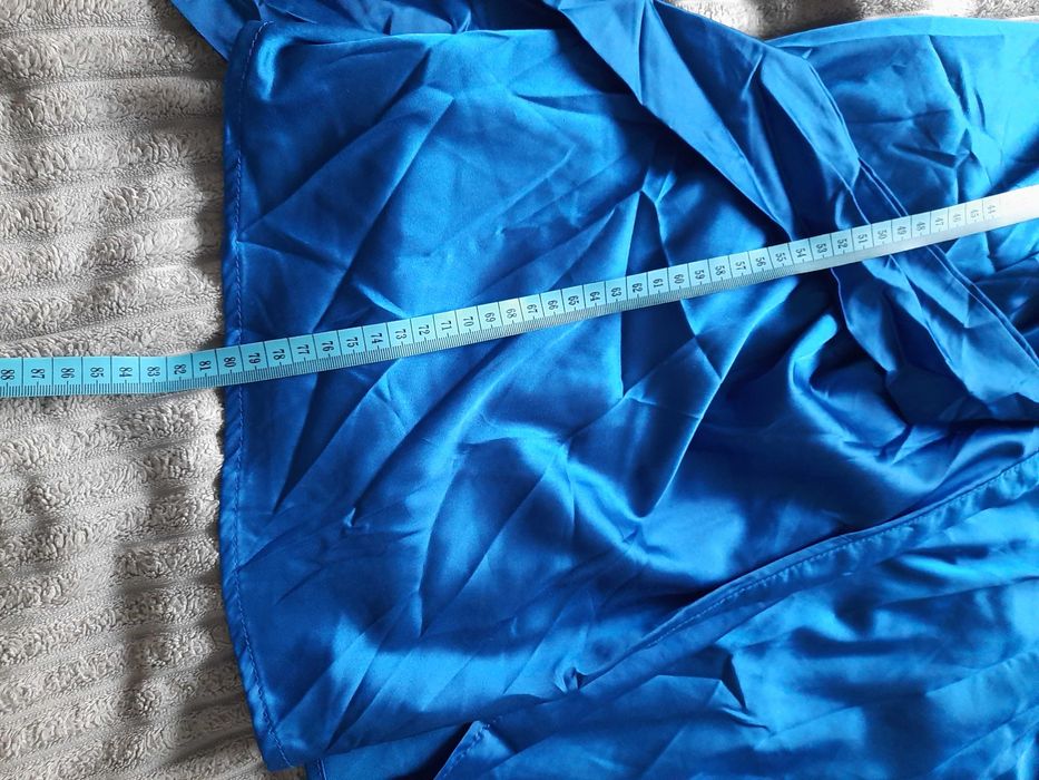 Sukienka satynowa szlafrokowa M/L