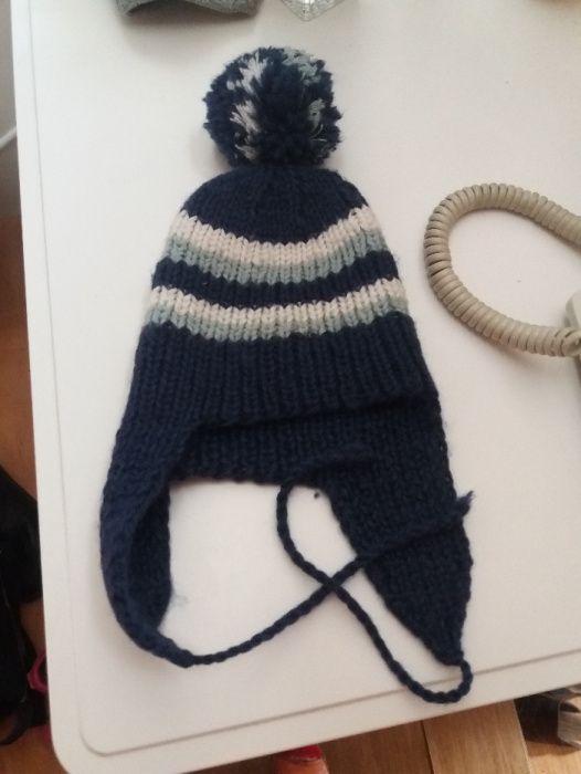Ciepła czapka dla chłopca