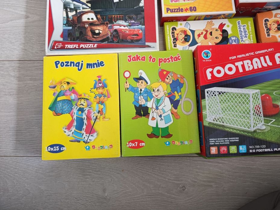 Gry, puzzle, zestaw