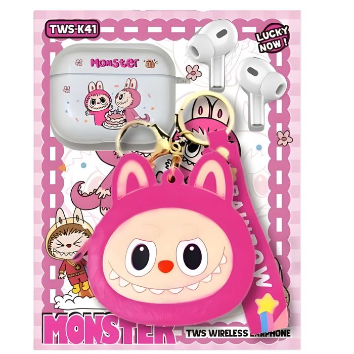 Słuchawki bezprzewodowe dla dzieci Labubu + Etui Prezent