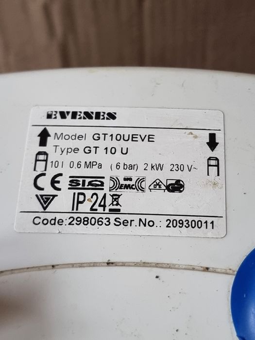 Бойлер Evenes ( Gorenje) 10 литров