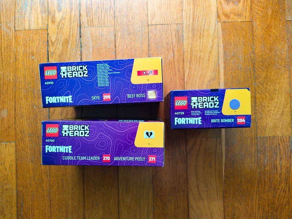 LEGO BrickHeadz Fortnite 40728 + 40760 + 40910