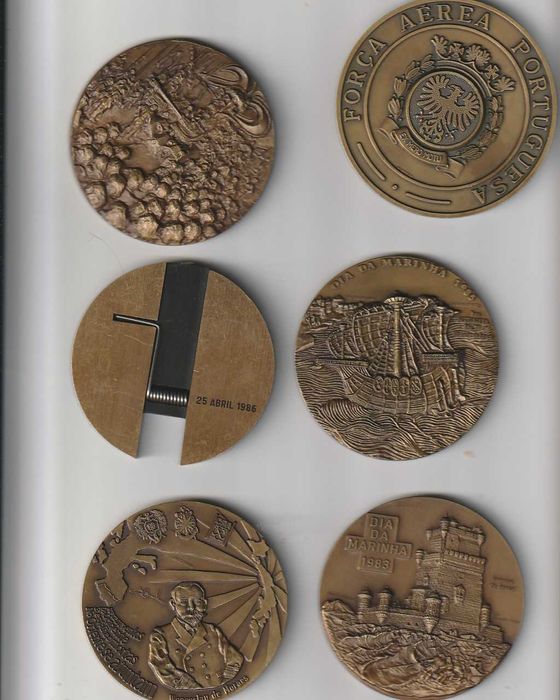 Medalhões Comemorativos das Forças Armadas