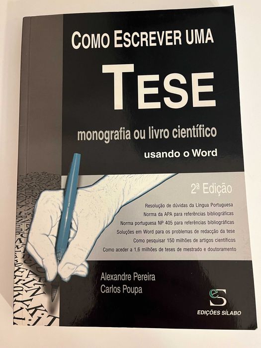 Livro "Como Escrever uma Tese", monografia ou Livro Cientifico