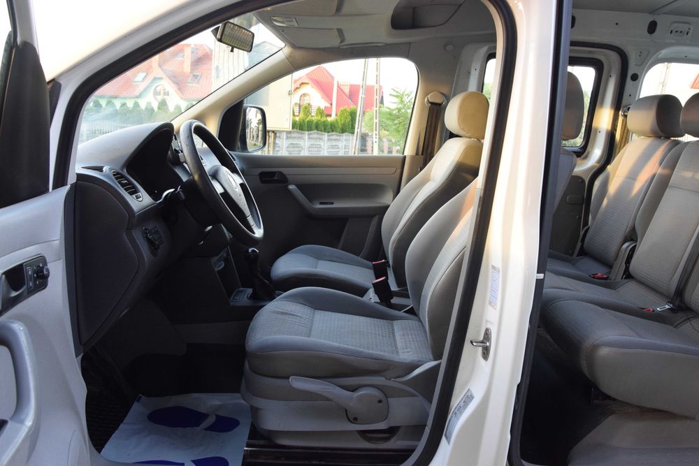 VOLKSWAGEN CADDY MAXI 1.6 MPI 102KM LONG Benzyna Klimatyzacja Elektryka 5-osób 2008