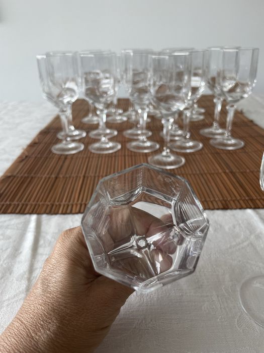 22 copos de cristal d’Arques