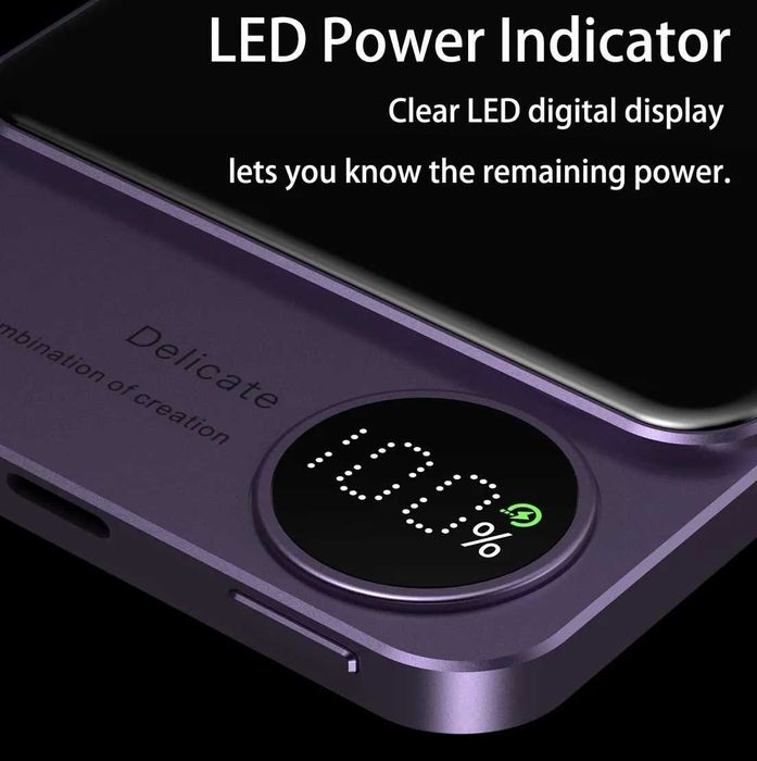 Mini power bank Magnético.