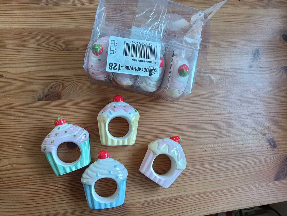 Ceramiczne obrączki ringi na serwetki z Westwing