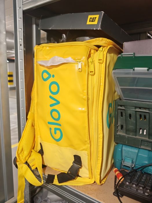 Plecak termiczny glovo kurier dostawca