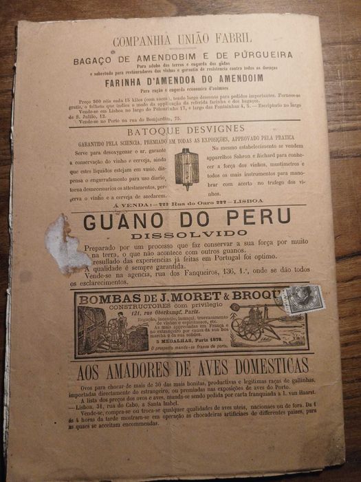 Gazeta dos Lavradores, Março de 1881
