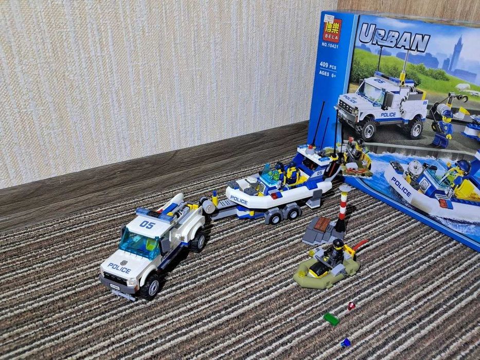 Продам набір BELA URBAN ( LEGO CITY) - поліцейський катер