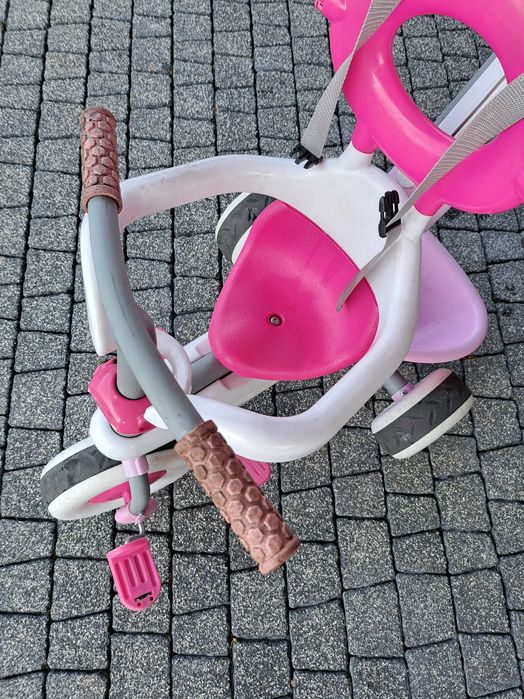 Rowerek różowy dla dziewczynki